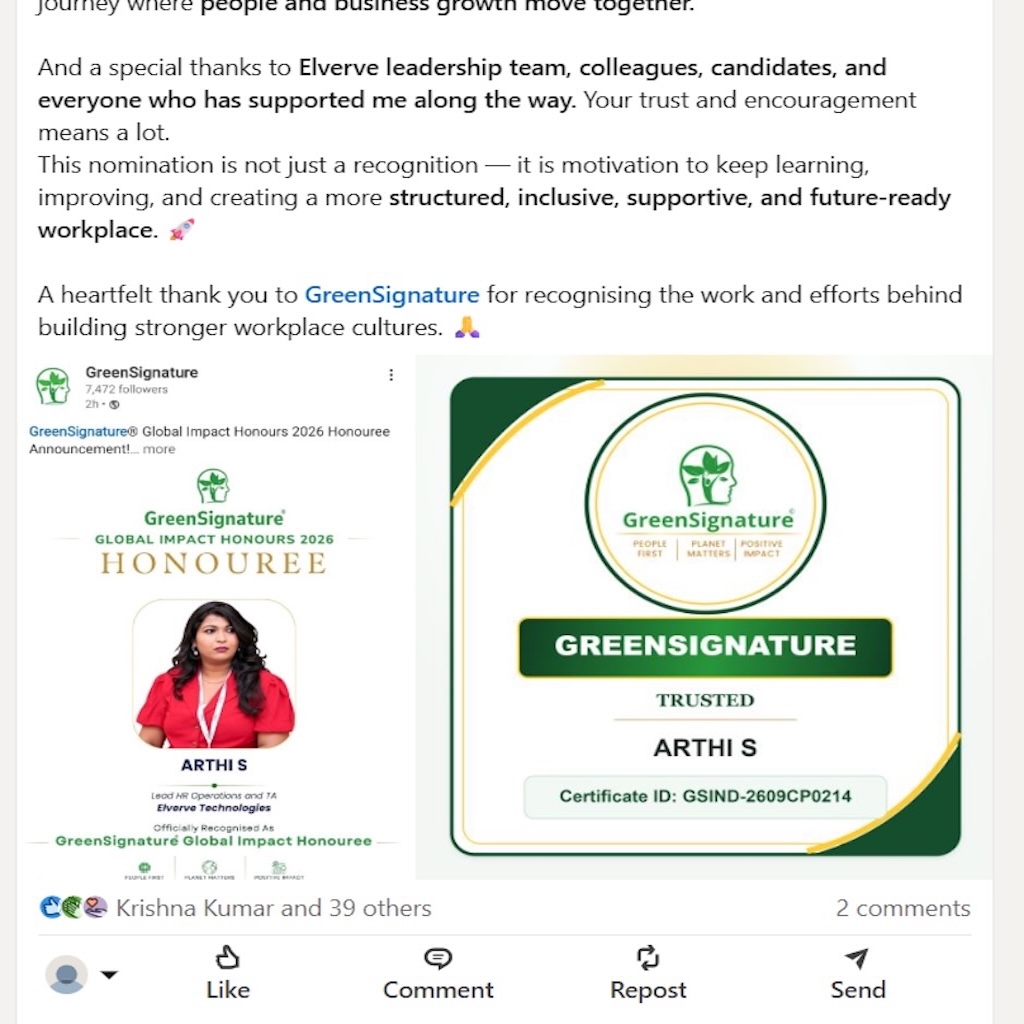 GreenSignature® editorial feature 2