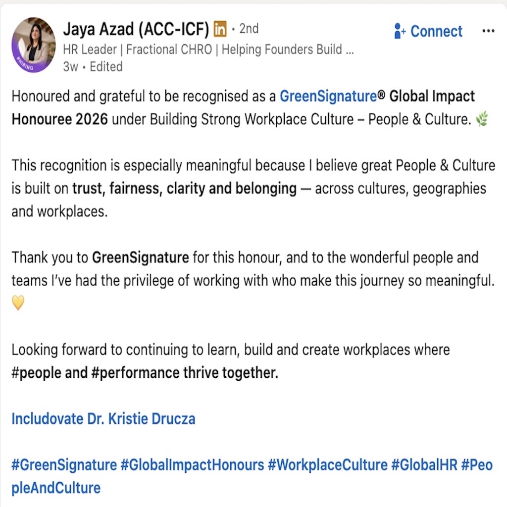 GreenSignature® impact story 4